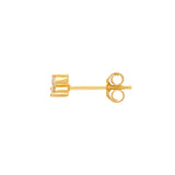 Cleo Solid 18ct Gold and Diamond Stud