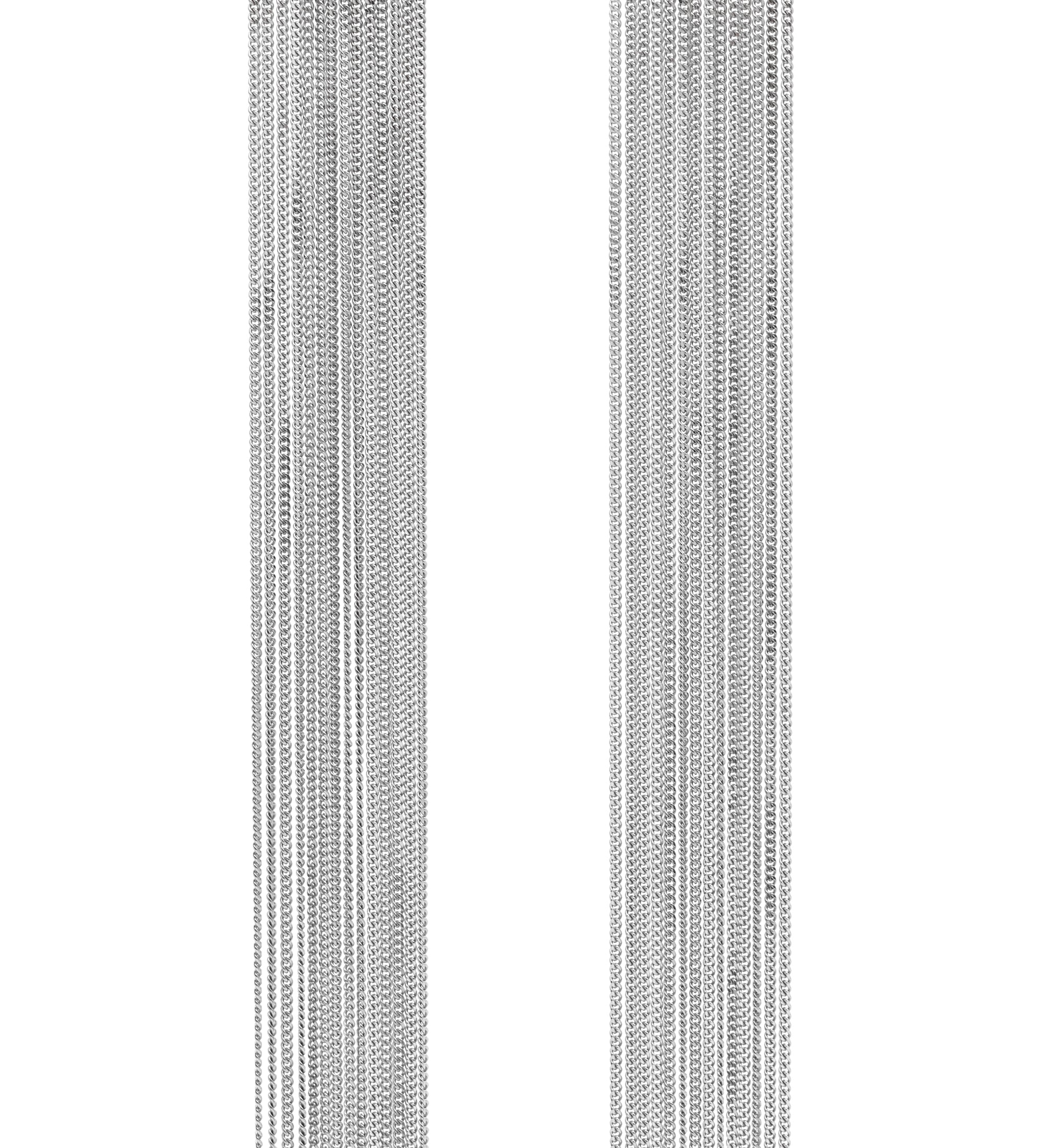 sterling silver tassel earrings with fringe and dangle statement.