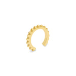 18ct gold plated vermeil textured ear cuff.