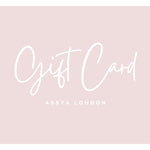 Assya London jewellery gift card