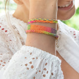 Rainbow Silk Weaved Bracelet