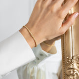 Gold & Grey Friendship Bracelet