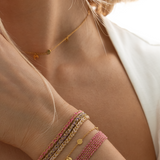 Gold & Grey Friendship Bracelet