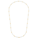 Long Moonstone Charmed Necklace