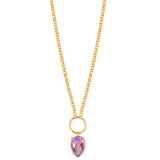 Gold & Amethyst Gem Necklace