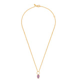 Gold & Amethyst Gem Necklace