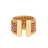 Burgundy Ibiza Ring