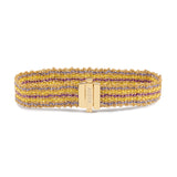 Lilac & Gold Ibiza Bracelet