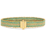 Turquoise & Gold Ibiza Bracelet