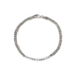 Silver & Grey Disco Friendship Bracelet