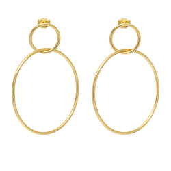 Hotcake Hoop Earrings