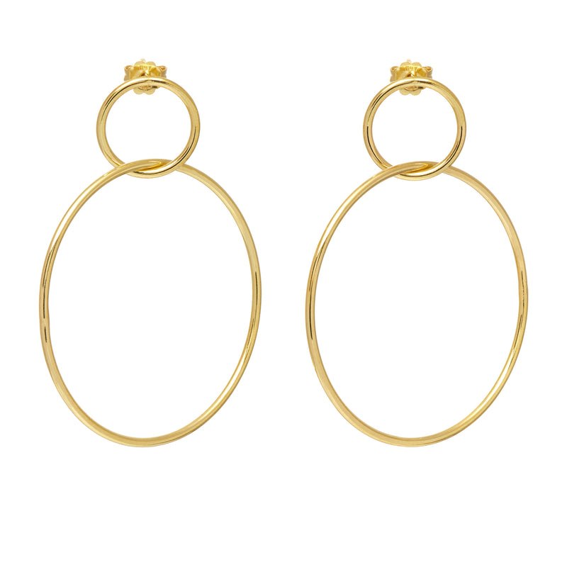 Hotcake Hoop Earrings