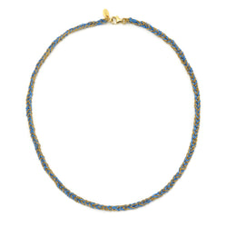 Gold & Blue Friendship Necklace