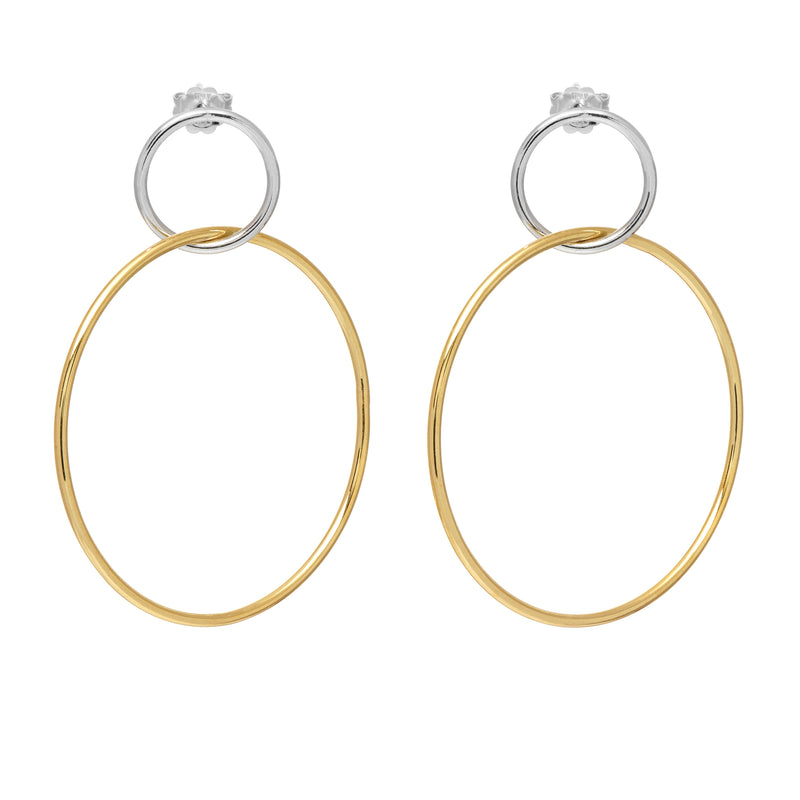 Hotcake Hoop Earrings