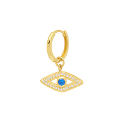 Evil Eye Hoop Earring