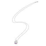 Silver & Amethyst Cage Pendant
