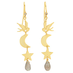 Gold Aphrodite Earrings