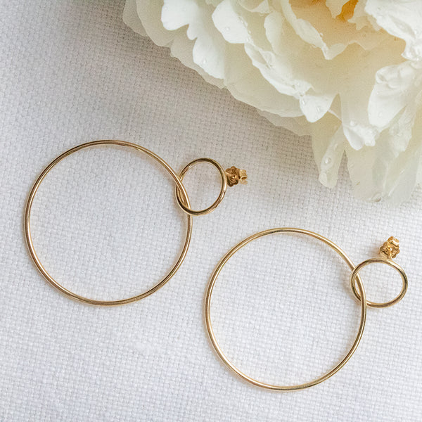 Hotcake Hoop Earrings