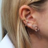 Gold & Rainbow Eclipse Ear Cuff