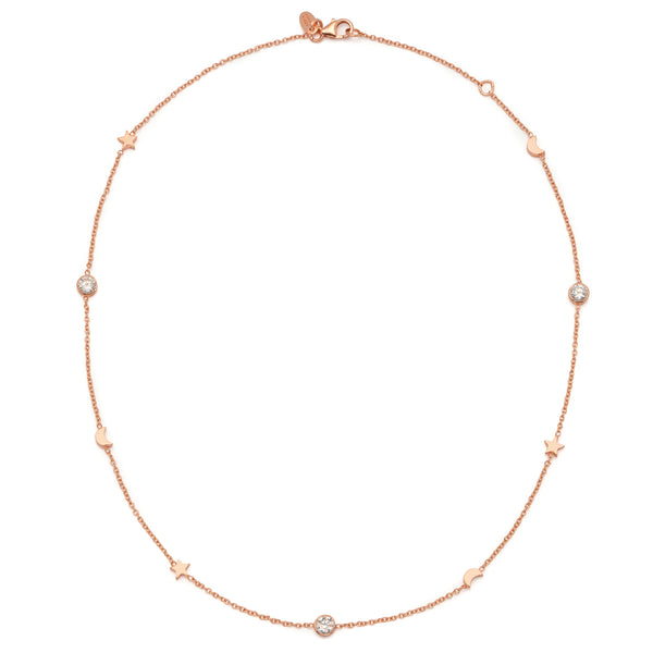 Rose Gold Selene Necklace