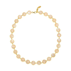 Gold & Moonstone Rocks Necklace