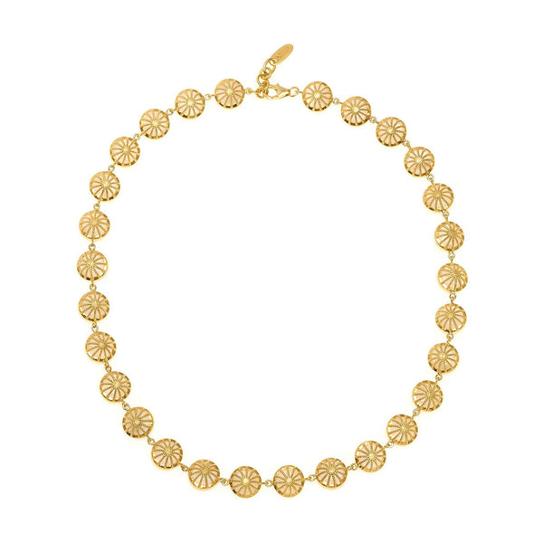 Gold & Moonstone Rocks Necklace