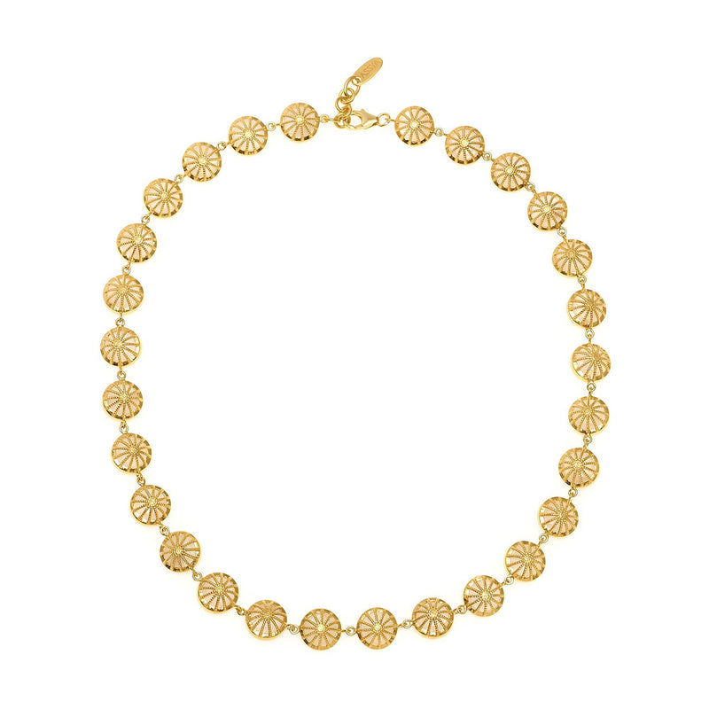 Gold & Moonstone Rocks Necklace