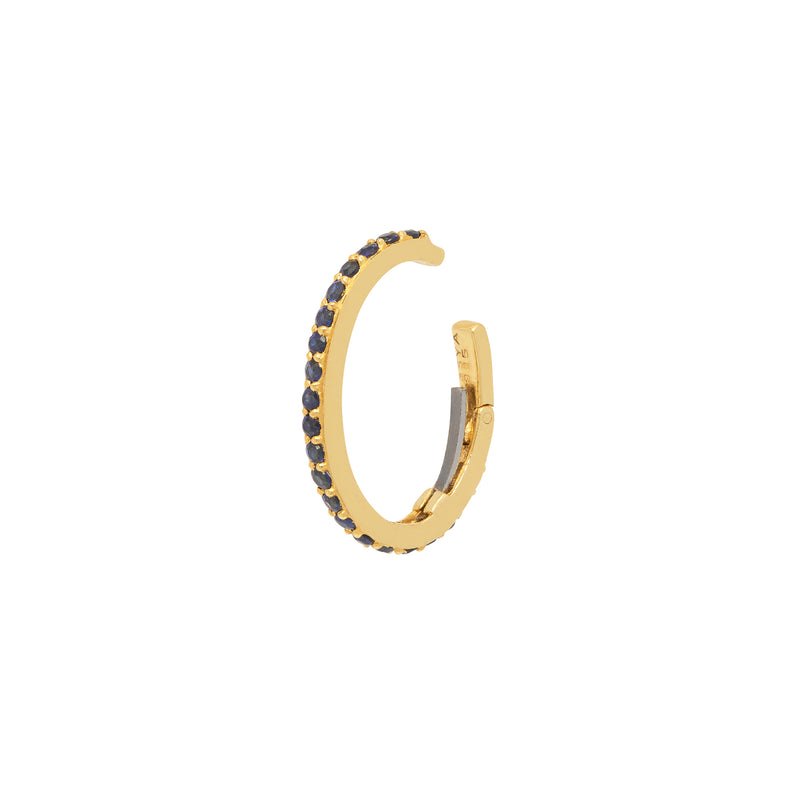 Gold & Sapphire Eclipse Ear Cuff